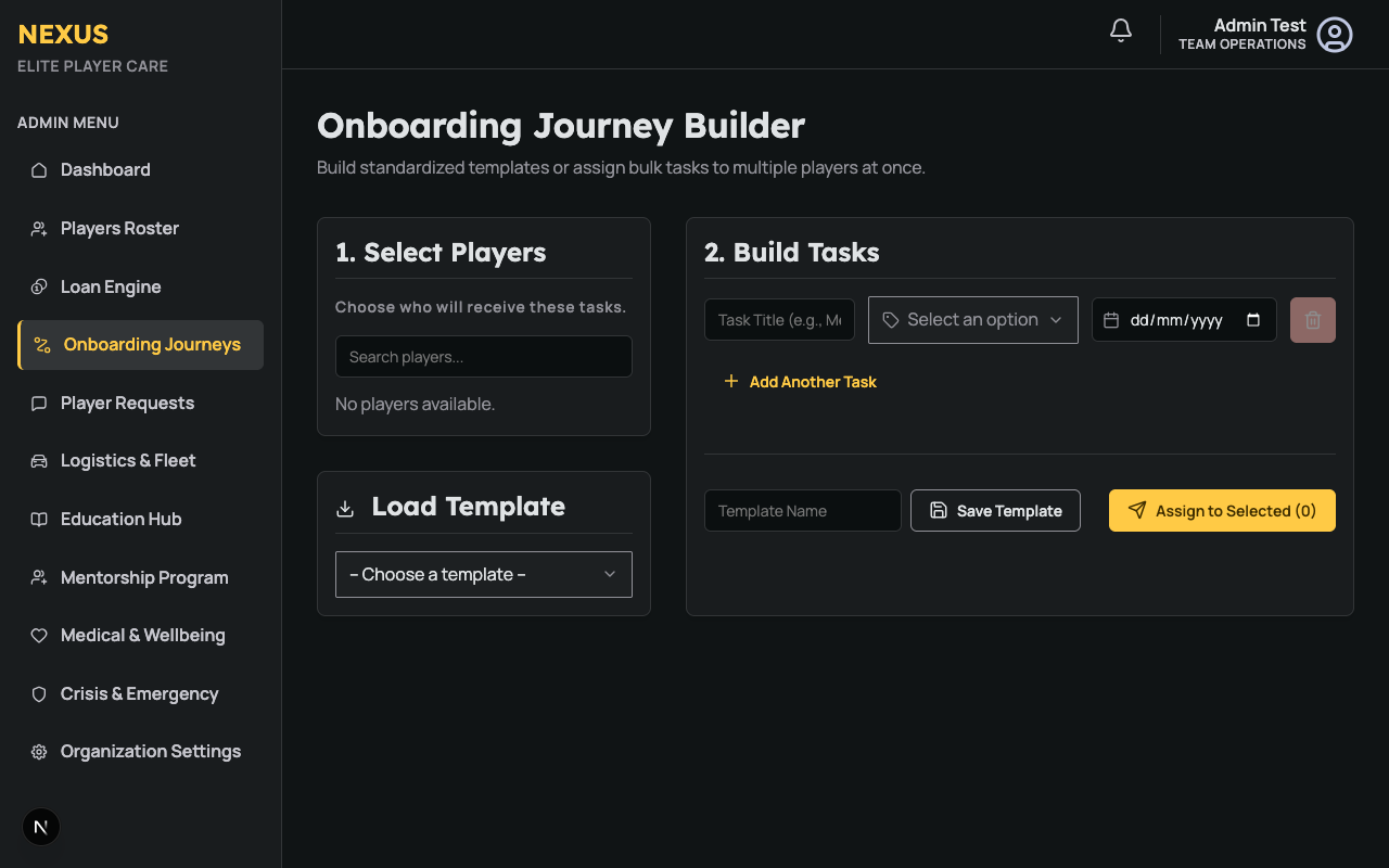Onboarding Builder