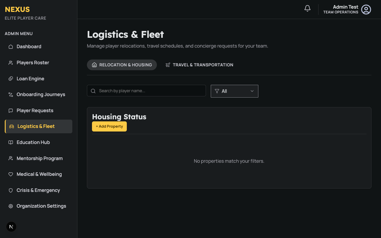 Requests Dashboard